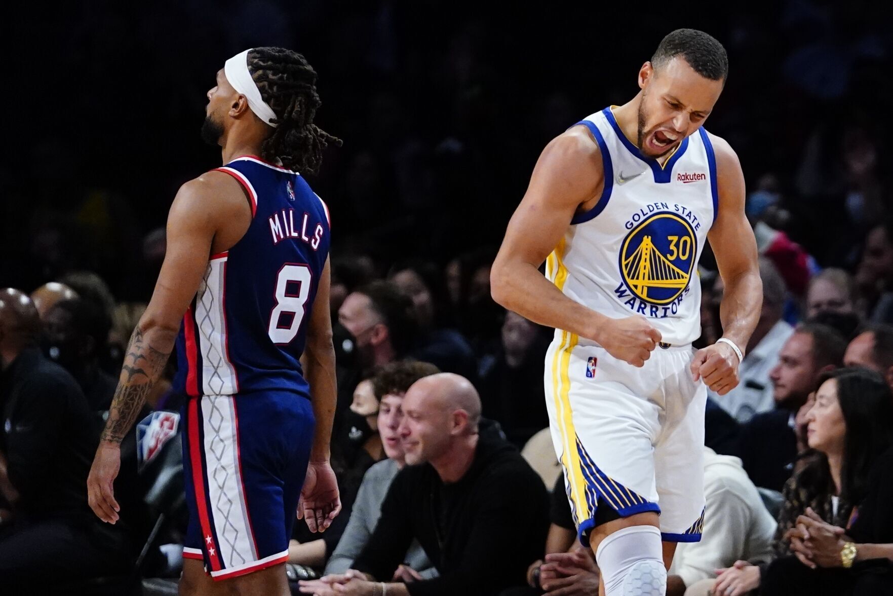 APTOPIX Warriors Nets Basketball